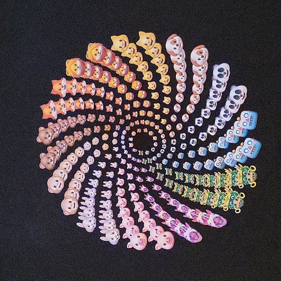 Apple, Inc Emoji cotton Tshirt - Picture 2 of 4